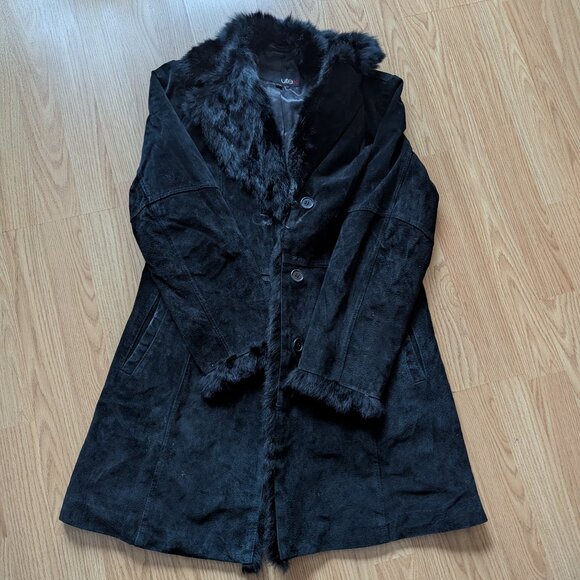 VTG Leather Coat - Picture 1 of 15